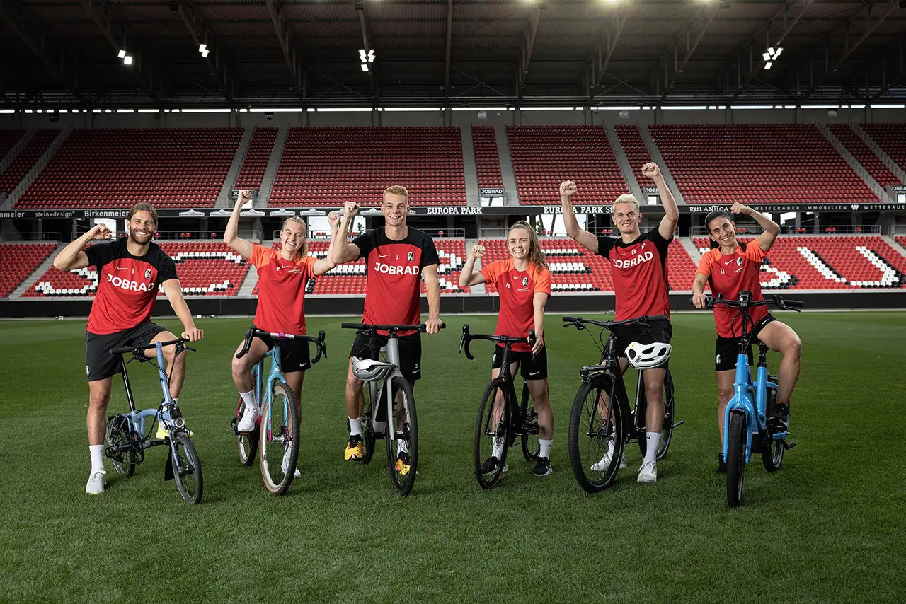 SC Freiburg fährt JobRad