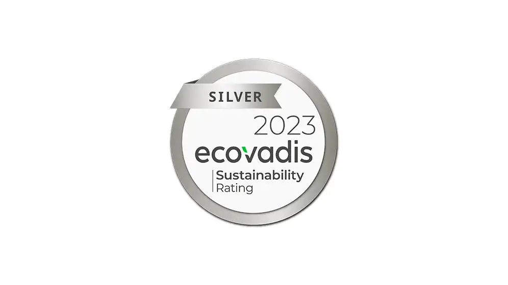 EcoVadis Sustainability Rating Silver 2023